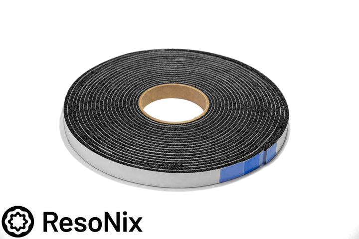 ResoNix Sound Solutions CCF Decoupler 3S Sound Deadening Foam Material and gasket tape for automotive, commercial, industrial, hvac, marine, aviation, and aerospace use