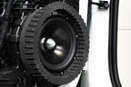 ResoNix Sound Solutions CCF Strips Foam Rings Installed around midbass speaker in a car door