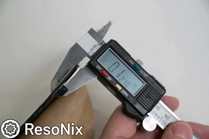 ResoNix Sound Solutions CLD Squares Sound Deadening Material Sound Deadener Constrained Layer Damping Car Audio Sound Deaden Mat Thickness Measurement