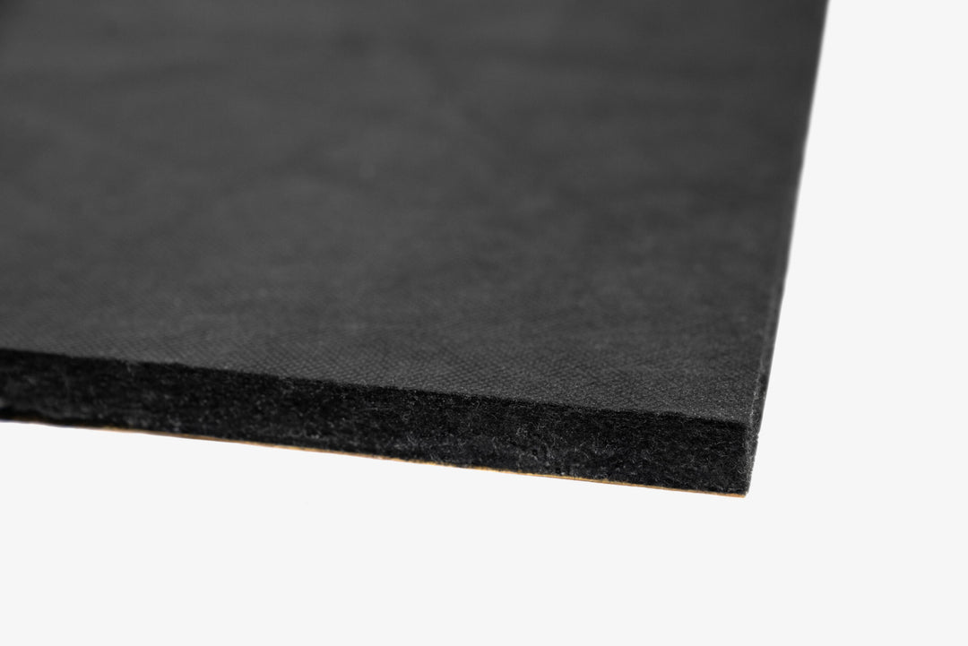 ResoNix Fiber Mat Black Edition - Self Adhering Automotive Sound Absorber & Decoupler