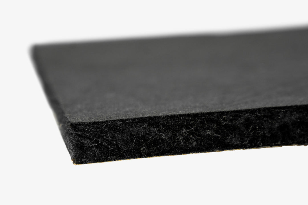 ResoNix Fiber Mat Black Edition - Self Adhering Automotive Sound Absorber & Decoupler