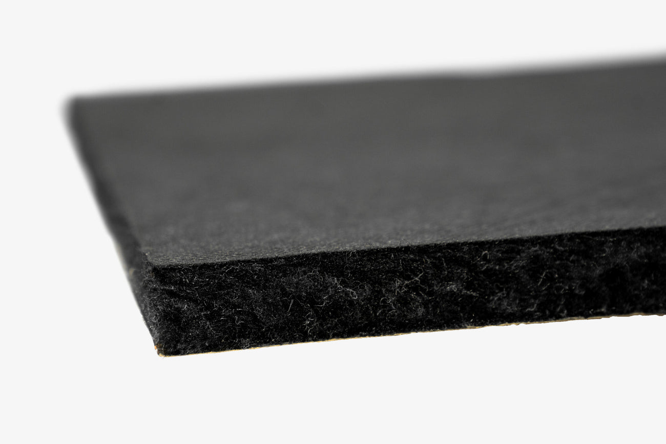 Close up of the side of ResoNix Fiber Mat Black Edition