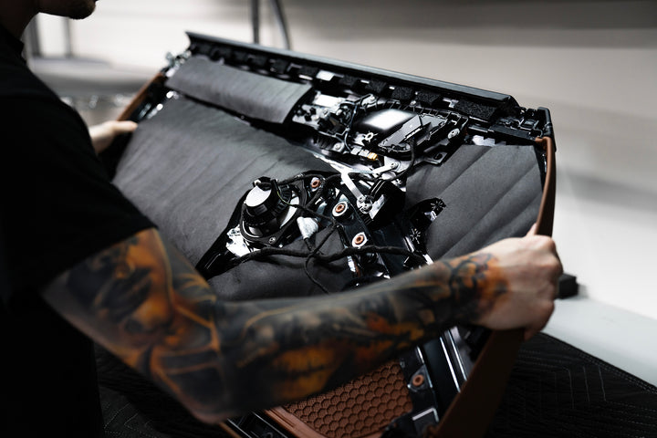 ResoNix Fiber Mat Black Edition - Self Adhering Automotive Sound Absorber & Decoupler