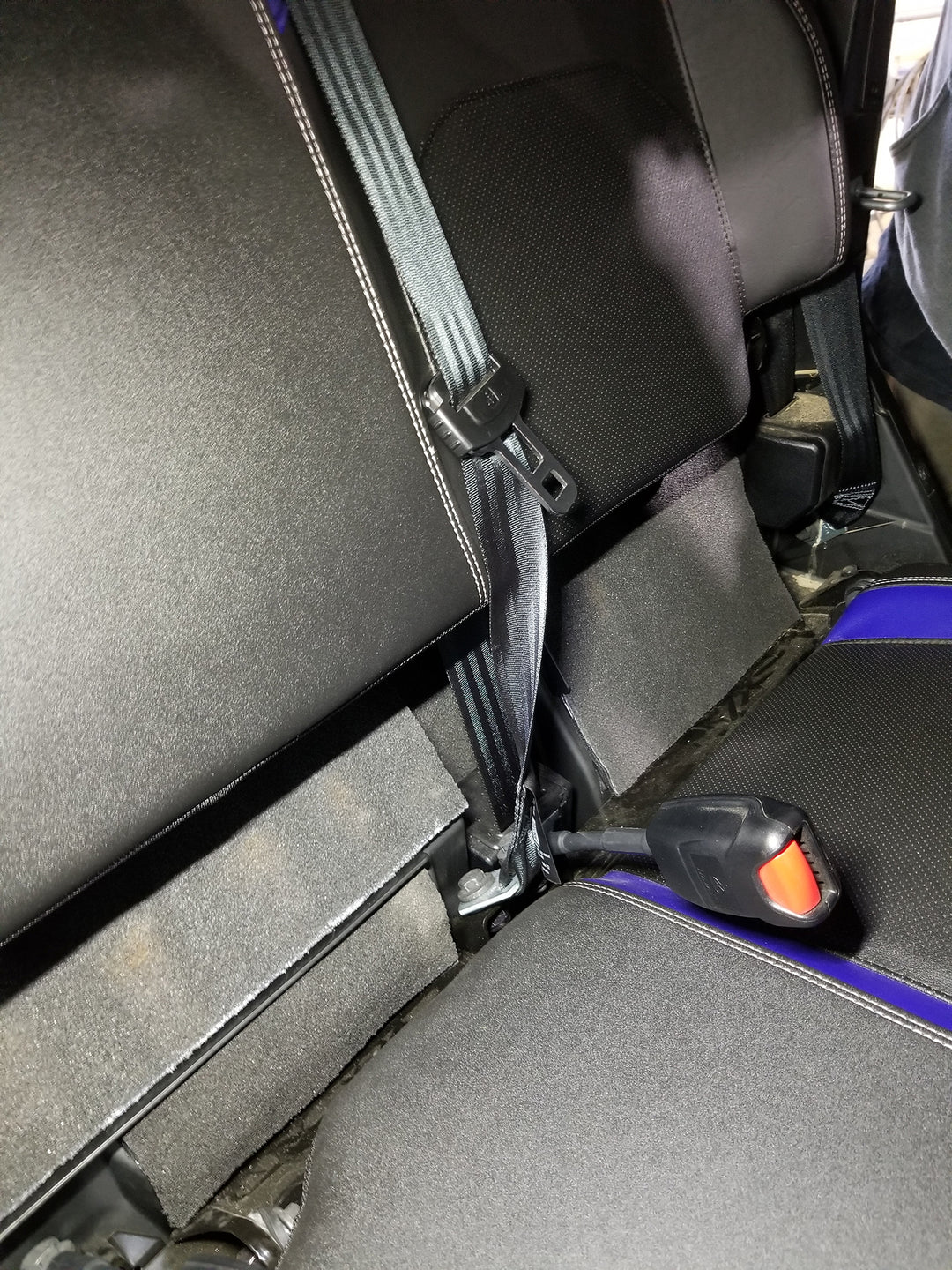 ResoNix Sound Solutions Barrier Sound deadening and noise barrier material installed onto the interior firewall of a Polaris Xpedition to reduce sound from the engine
