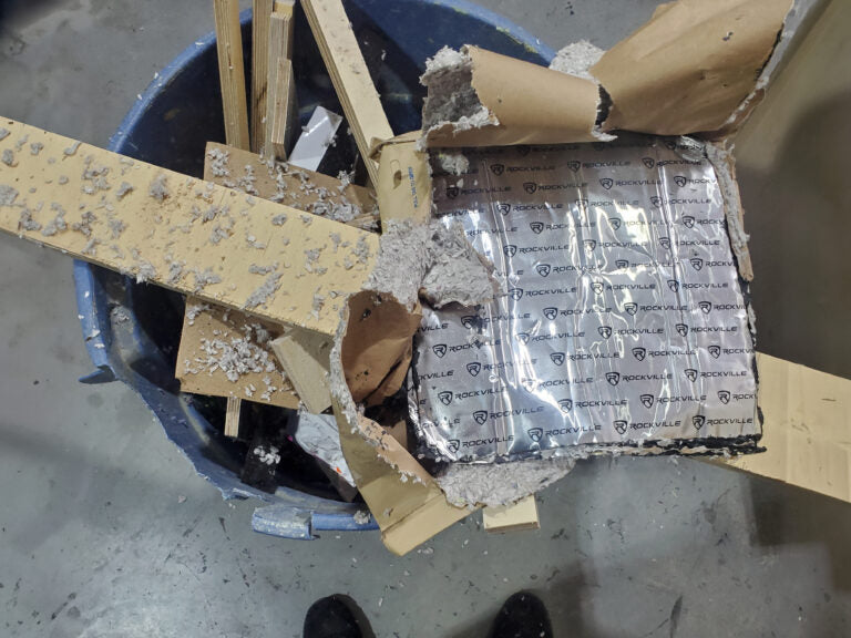 melted rockville sound deadener in poor packaging
