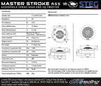 Steg Master Stroke MSS1M 1" tweeter technical specification sheet