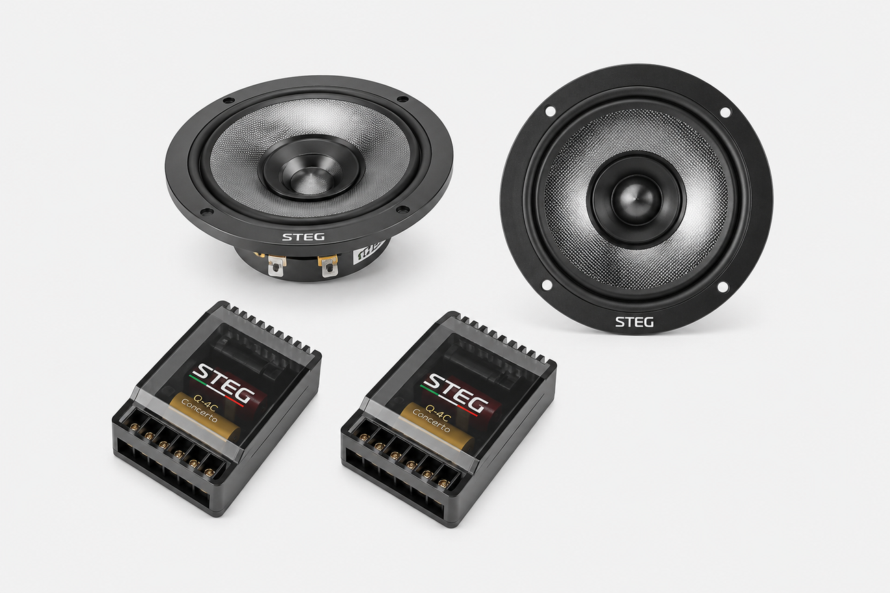 Steg Q4C Concentric Coaxial Speaker - Pair