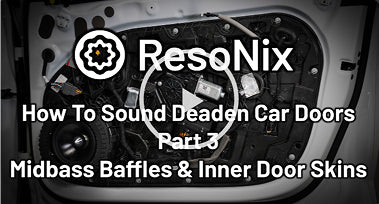 How To Sound Deaden A Car Door - Part 3: Midbass Baffles & Inner Door Skin