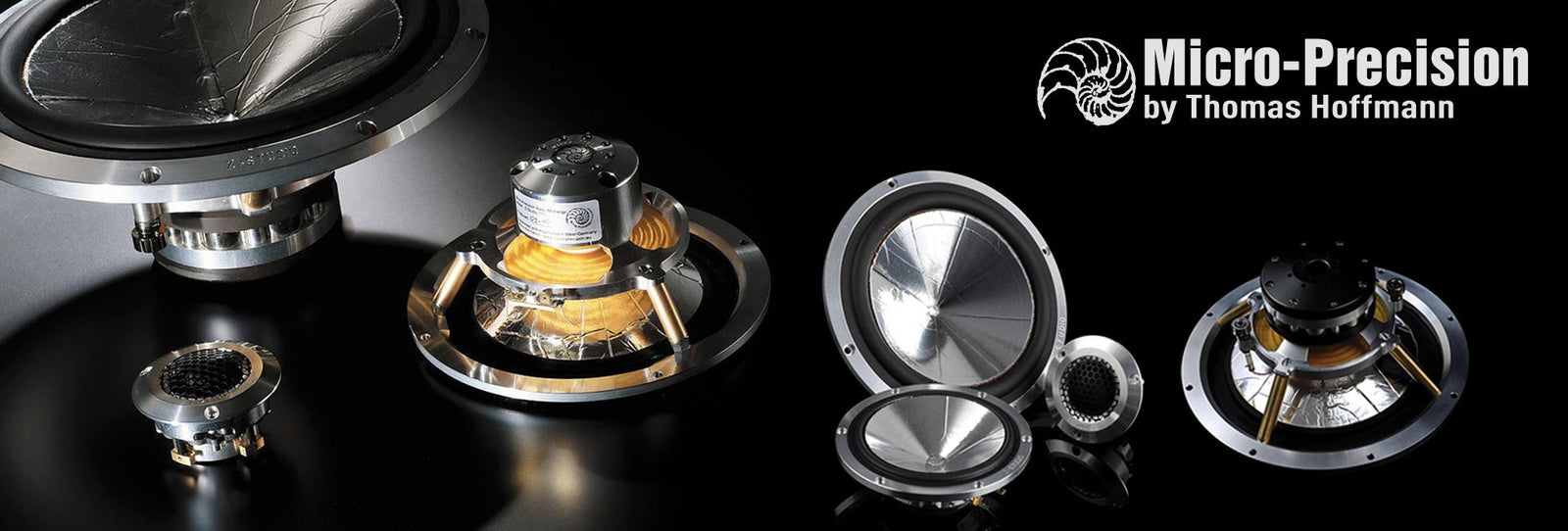 Micro Precision by Thomas Hoffman banner with various Z-Studio speakers