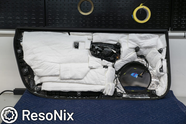 ResoNix Sound Solutions Lamborghini Huracan Door How To Sound Deaden Fiber Mat 25 45