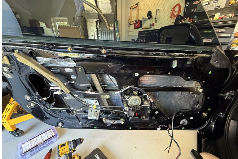 Brandon W Toyota Supra ResoNix Sound Deadening Door Installation