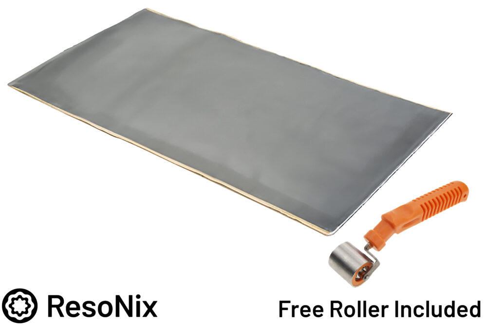 ResoNix Sound Solutions Lite CLD Rectangles Sound Deadener Sound Deadening Material with Free ResoNix Roller