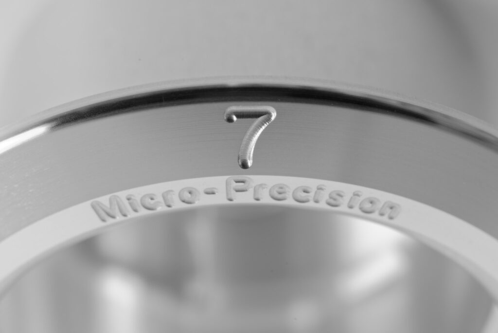 Micro Precision Speakers 7-Series Tweeter Logo Engraving