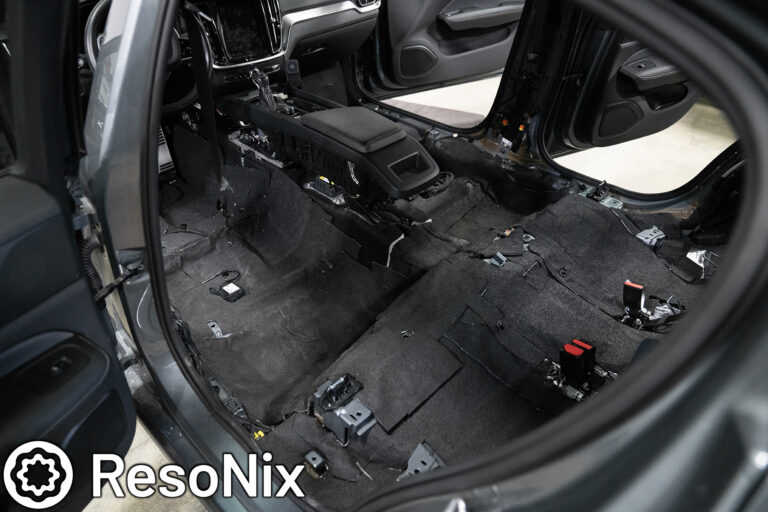 ResoNix Sound Solutions Volvo S60 R Design Sound System Sound Deadening Sound Proofing Installation Apicella Auto Sound