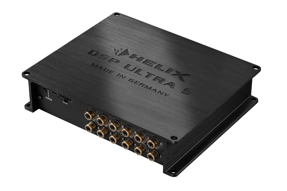 Helix DSP Ultra S 12 channel digital signal processor for high end car audio oem integration bass restoration best dsp