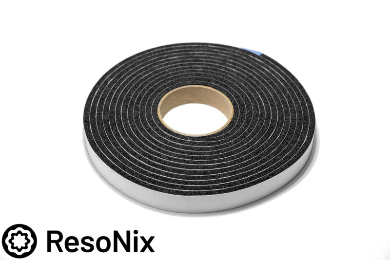 ResoNix Sound Solutions CCF Decoupler 7S Sound Deadening Foam Material and gasket tape for automotive, commercial, industrial, hvac, marine, aviation, and aerospace use