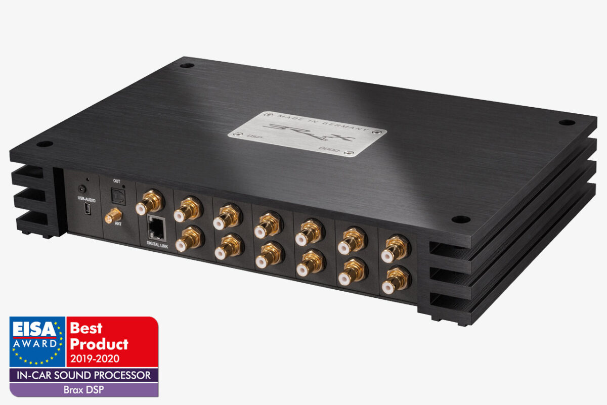 Audiotec Fischer Black Brax DSP 12 Channel Digital Signal Processor EISA Award Best In Car Sound Processor